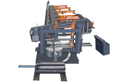 Structural Steel Smart Auto Feed-In System